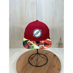 DC Comics Red Mesh Adjustable Snapback Hat